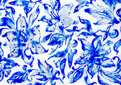 PWF Jigsaw Puzzle 1000, Veronika Blyzniuchenko, Lilies (Blue series)