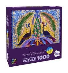Puzzle PWF 1000, Veronika Blyzniuchenko, Feuilles de palmier