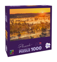 PWF Jigsaw Puzzle 1000, Mārtiņš Plūme, Wielkie Bagna Ķemeru, Łotwa